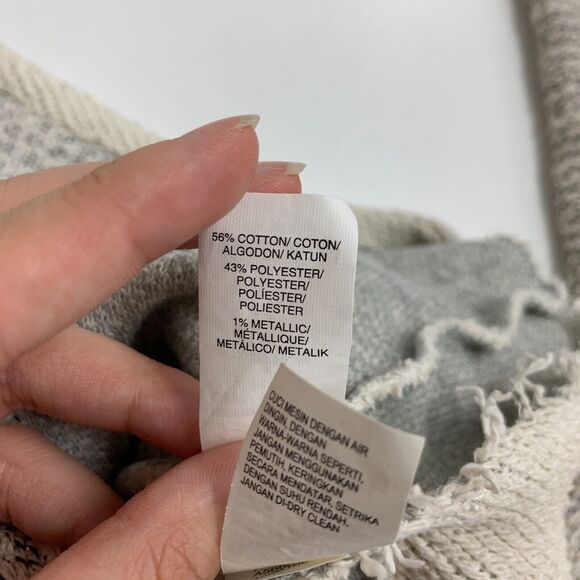 Lucky Lotus Lucky Brand Jacket Womens XS Extra Small Tweed Metallic Zip Up Panel - Picture 12 of 15